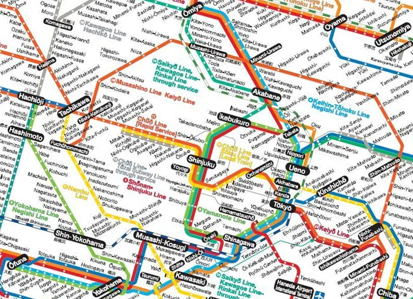 Tokyo Influencers fashion map