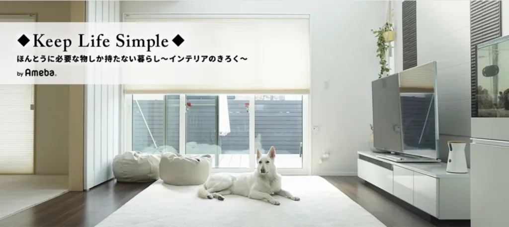 Screenshot of the ameba blogger yukiko